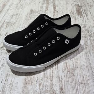 Hurley Black Slip-On Sneakers